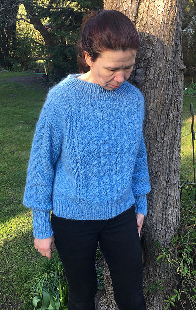 Classic Cable Sweater Knitting Pattern
