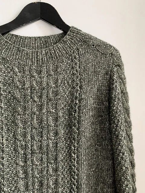 Classic Cable Sweater Knitting Pattern