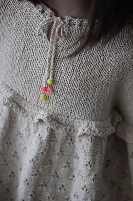 Kids Ruffle Tunic Knitting Pattern
