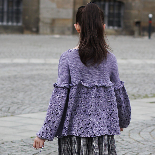 Kids Ruffle Tunic Knitting Pattern