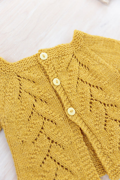 Lace Baby Cardigan Knitting Pattern