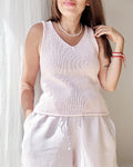 Minimal Tank Top Knitting Pattern