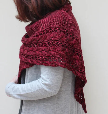 Cloudfall Shawl Knitting Pattern