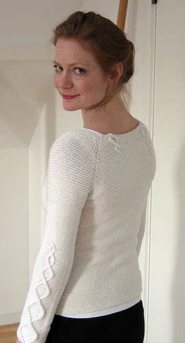 Soft Cable Sweater Knitting Pattern