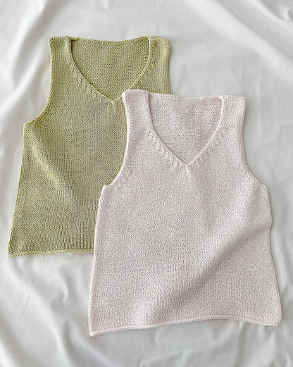 Minimal Tank Top Knitting Pattern