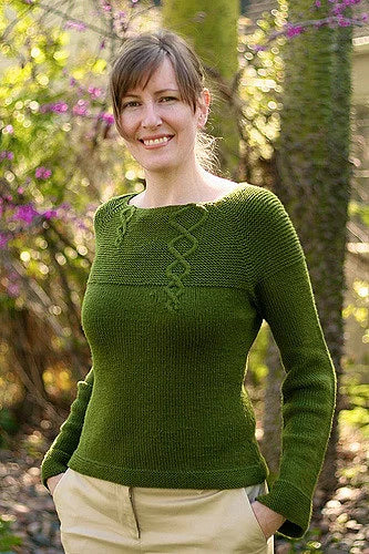 Soft Cable Sweater Knitting Pattern
