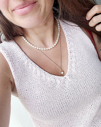 Minimal Tank Top Knitting Pattern