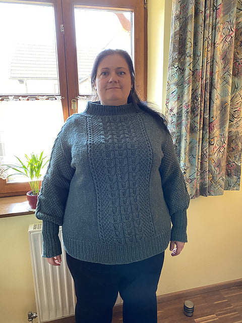 Classic Cable Sweater Knitting Pattern