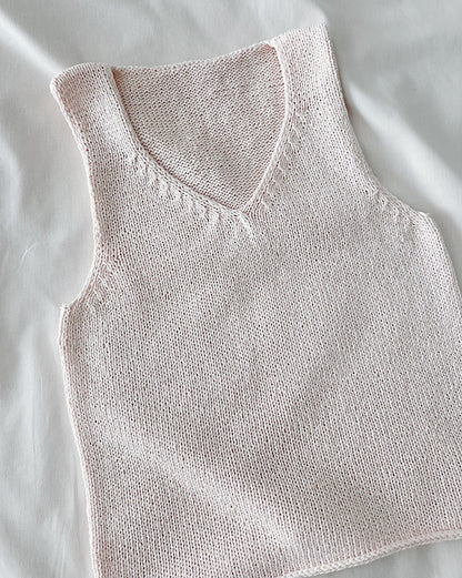 Minimal Tank Top Knitting Pattern