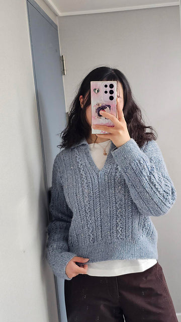 Textured Polo Knitting Pattern
