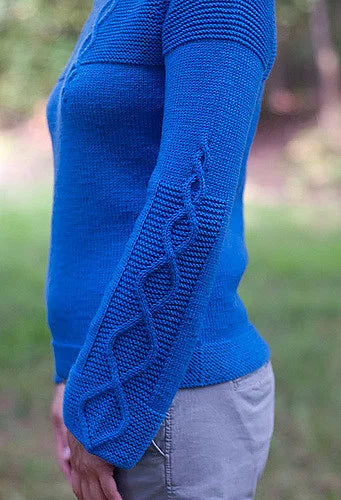 Soft Cable Sweater Knitting Pattern