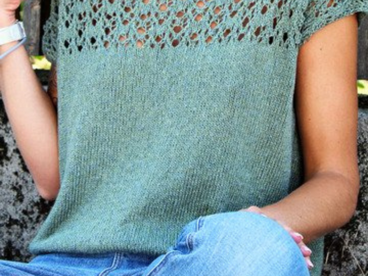 Lace Top Knitting Pattern