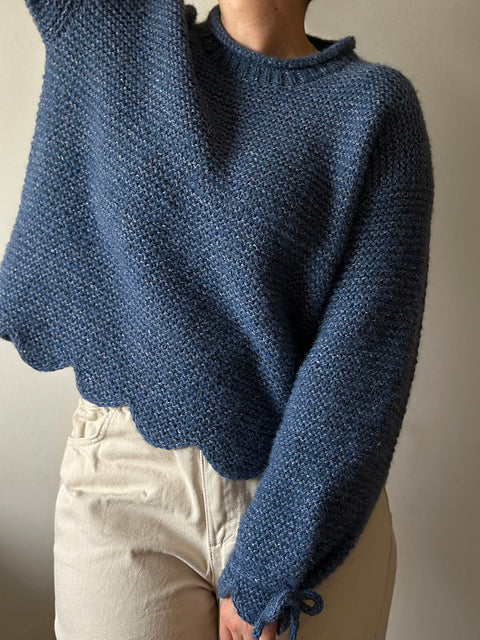 Scallop Sweater Knitting Pattern