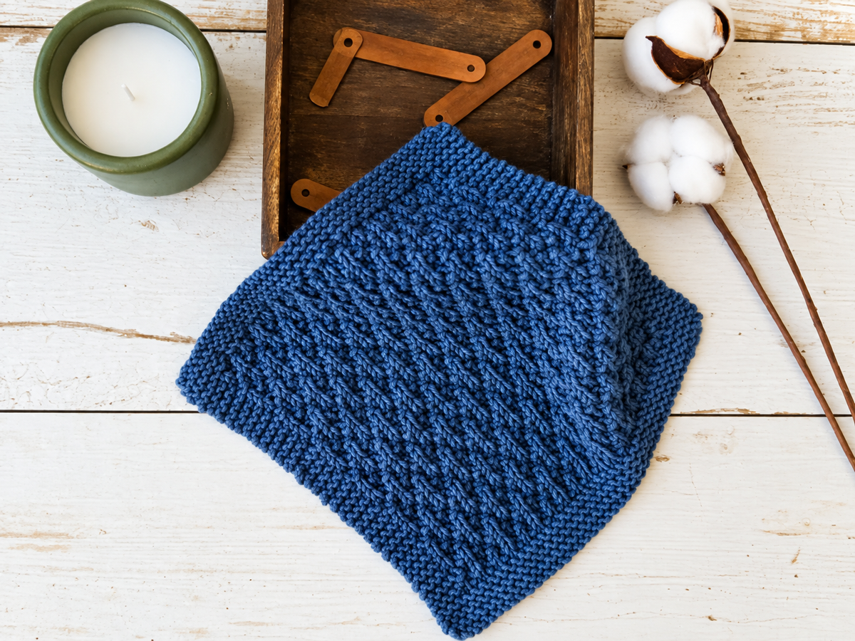 Soft Texture Dishcloth Knitting Pattern