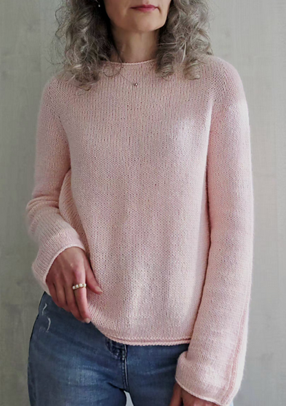 Everyday Raglan Sweater Knitting Pattern