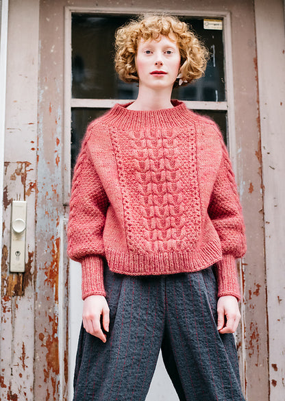 Classic Cable Sweater Knitting Pattern