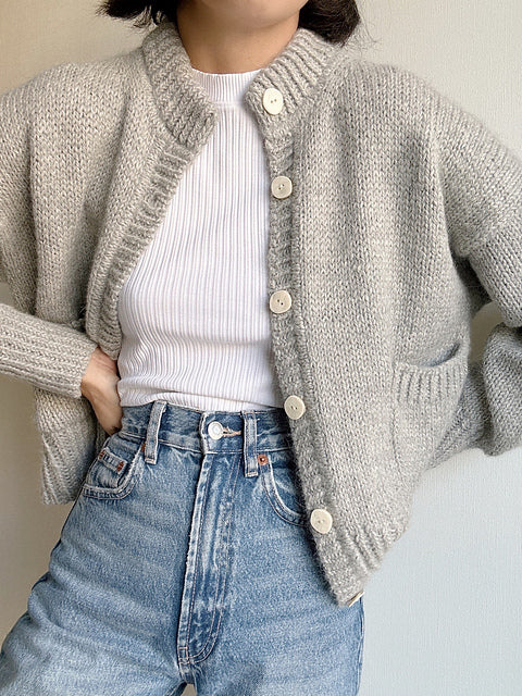 Oversized Drape Cardigan Knitting Pattern