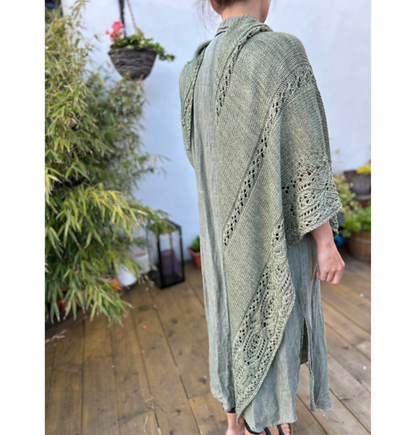 Woodland Lace Wrap Knitting Pattern