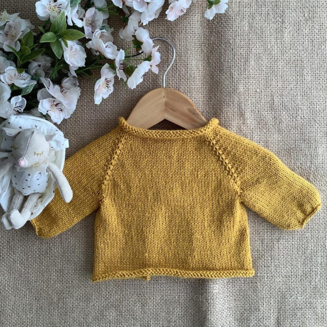 Baby Cardigan Knitting Pattern