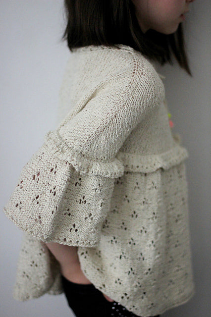 Kids Ruffle Tunic Knitting Pattern