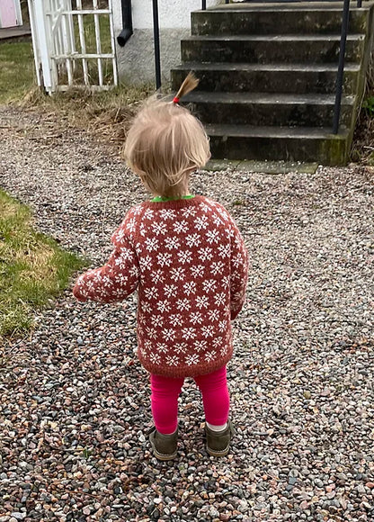 Kids Colorwork Cardigan Knitting Pattern