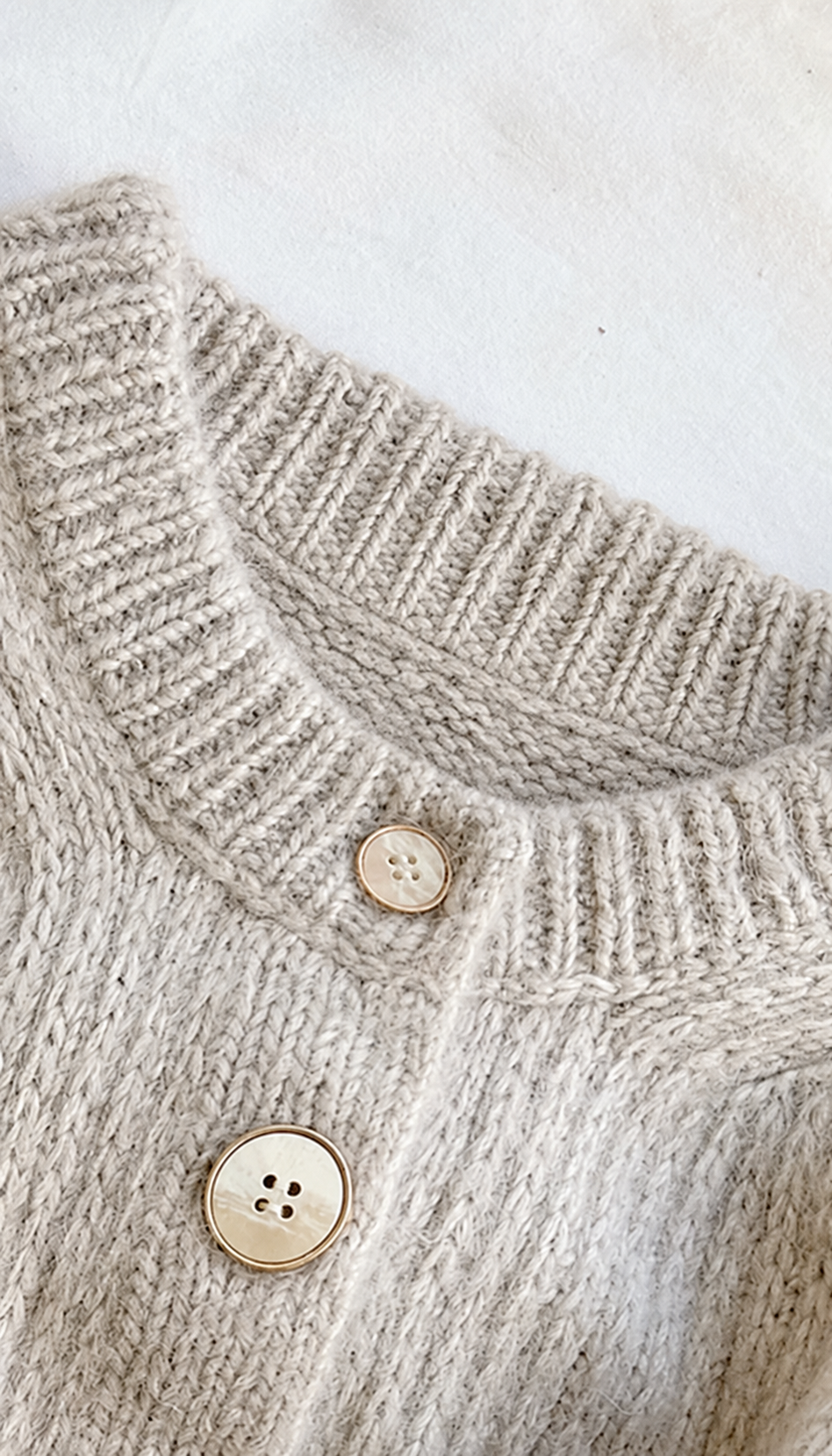 Slipped Stitch Cardigan Knitting Pattern