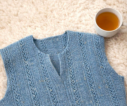 Textured Polo Knitting Pattern