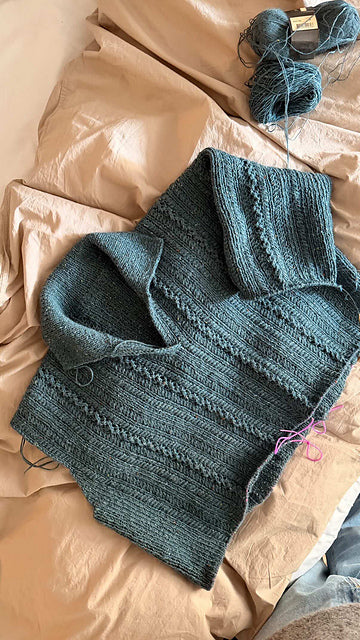 Textured Polo Knitting Pattern