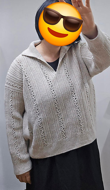 Textured Polo Knitting Pattern