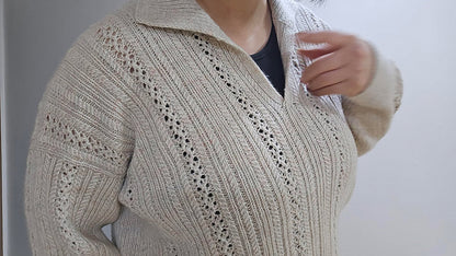 Textured Polo Knitting Pattern