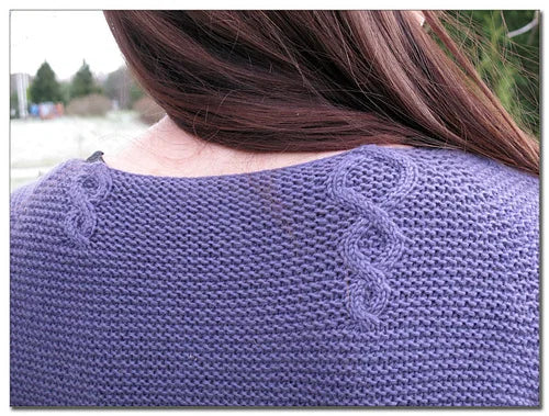 Soft Cable Sweater Knitting Pattern