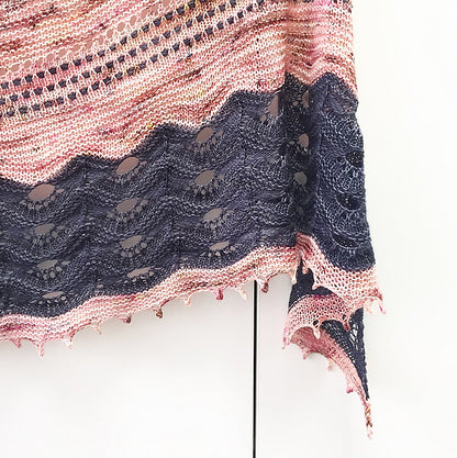 Bobble Lace Shawl Knitting Pattern
