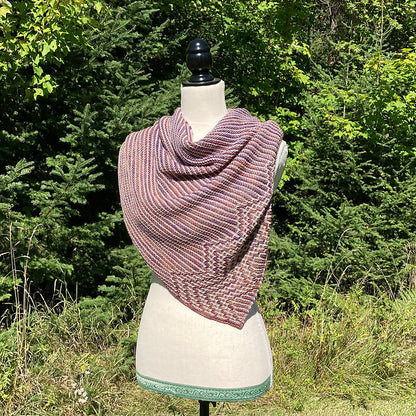 Zigzag Mosaic Shawl Knitting Pattern