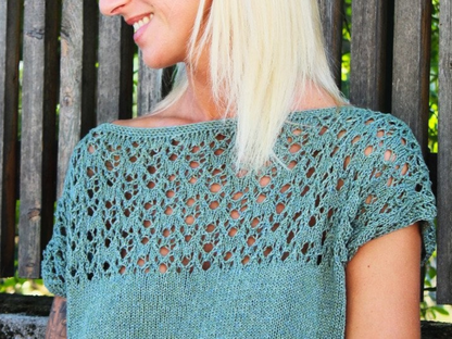 Lace Top Knitting Pattern