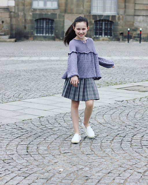 Kids Ruffle Tunic Knitting Pattern