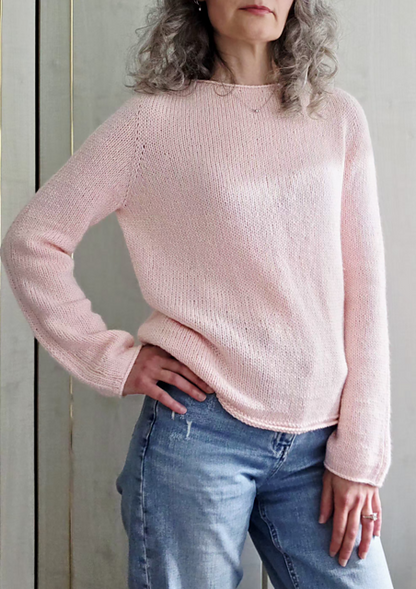 Everyday Raglan Sweater Knitting Pattern
