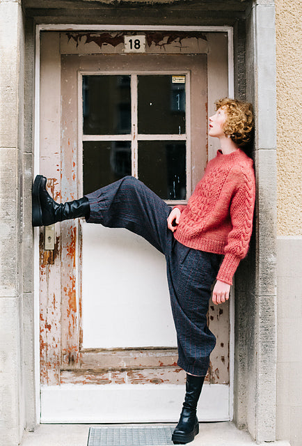 Classic Cable Sweater Knitting Pattern