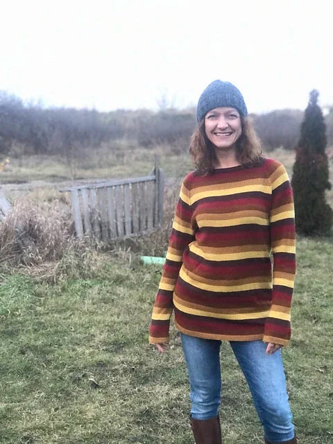 Colorline Sweater Knitting Pattern