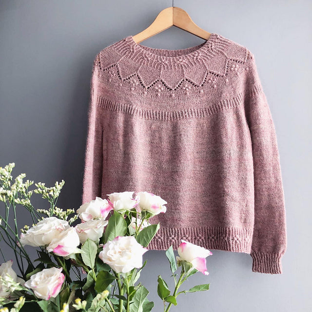 Floral Tee Knitting Pattern