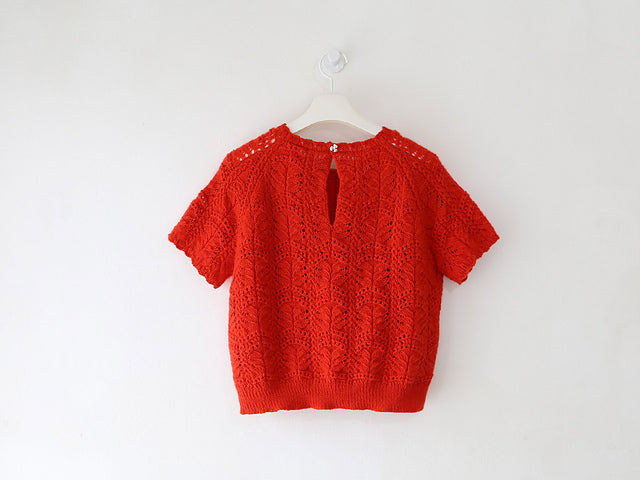Wave Lace Tee Knitting Pattern