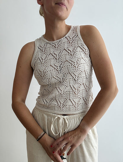 Lace Tank Top Knitting Pattern