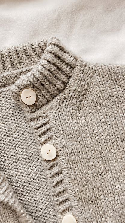 Oversized Drape Cardigan Knitting Pattern