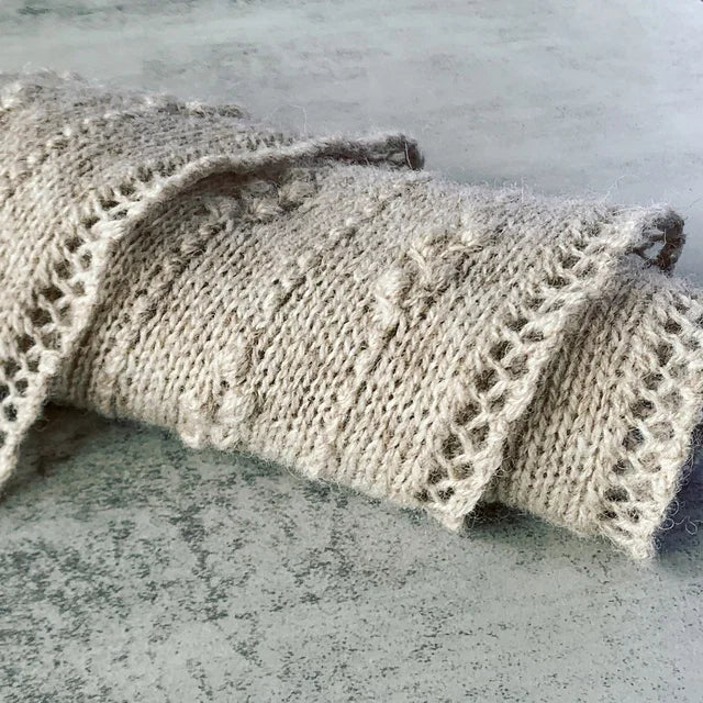 Bobble Mini Shawl Knitting Pattern