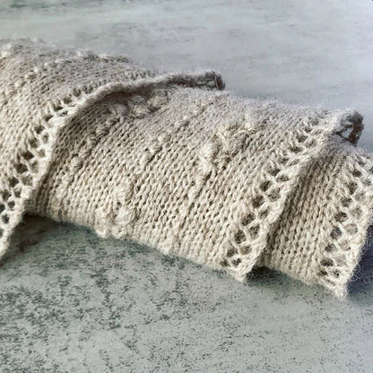 Bobble Mini Shawl Knitting Pattern