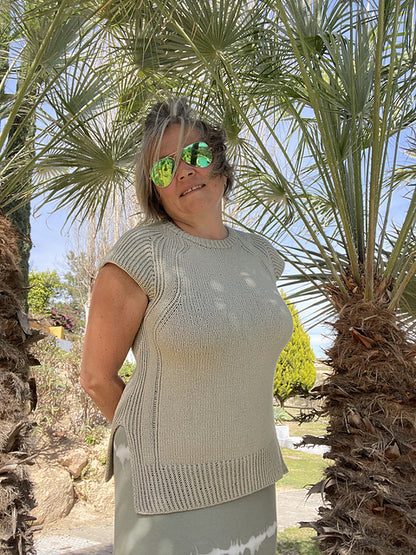 Slipover Tee  Knitting Pattern
