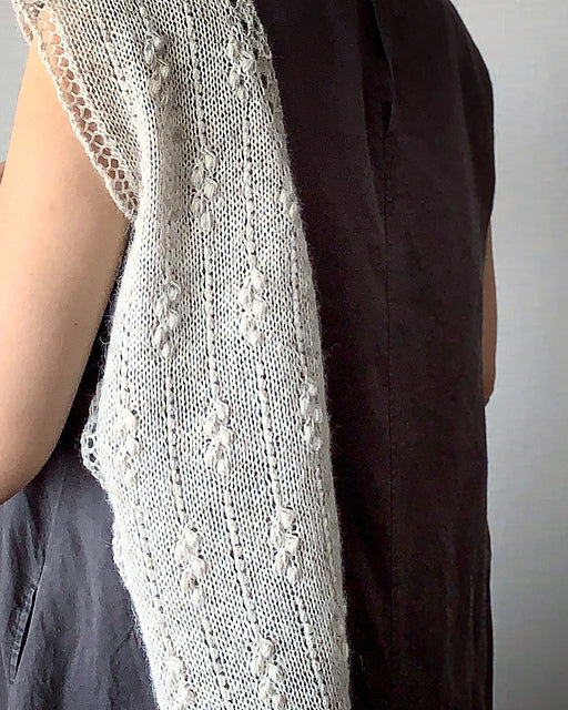 Bobble Mini Shawl Knitting Pattern