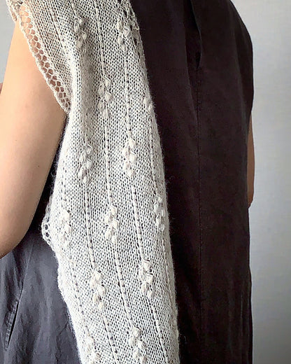 Bobble Mini Shawl Knitting Pattern
