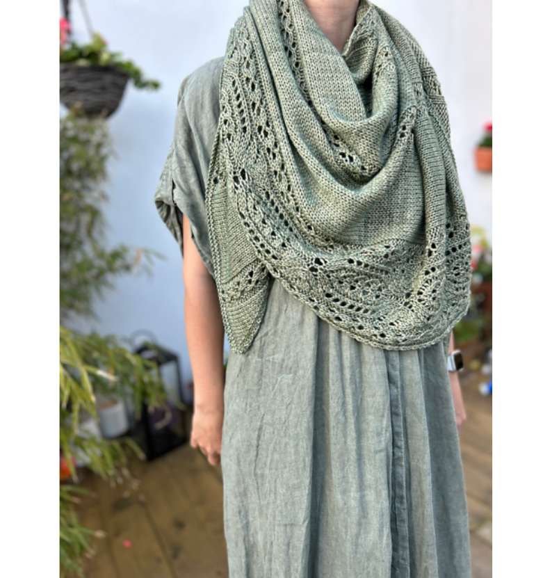 Woodland Lace Wrap Knitting Pattern
