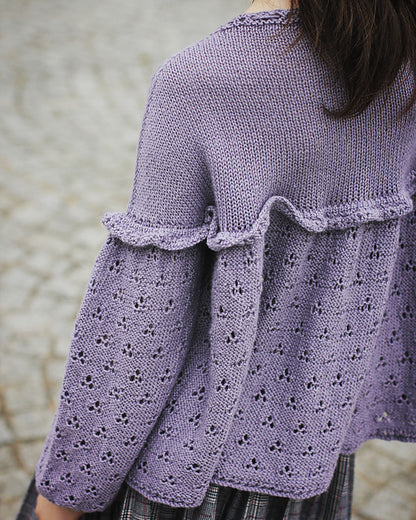 Kids Ruffle Tunic Knitting Pattern