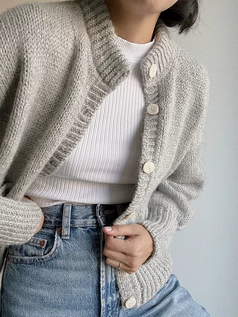 Oversized Drape Cardigan Knitting Pattern